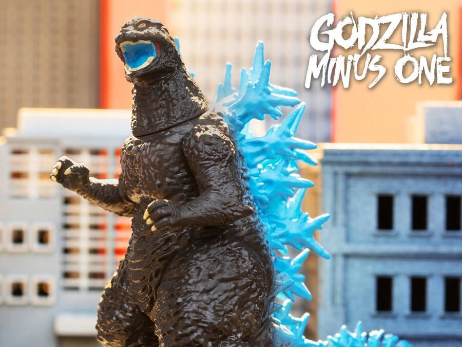 Toho Reaktion Godzilla Minus Ett Figur med Laddningsfunktion