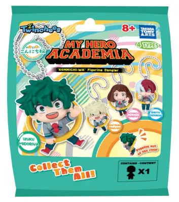 My Hero Academia Twinchees Konnichi-wa Figurines Hanging Display (24)