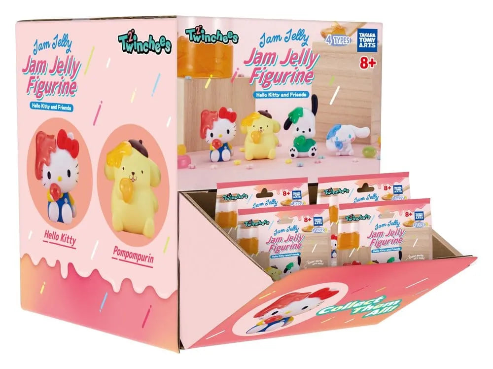 Hello Kitty and Friends Twinchees Jam Jelly Figure Display (24 pieces)