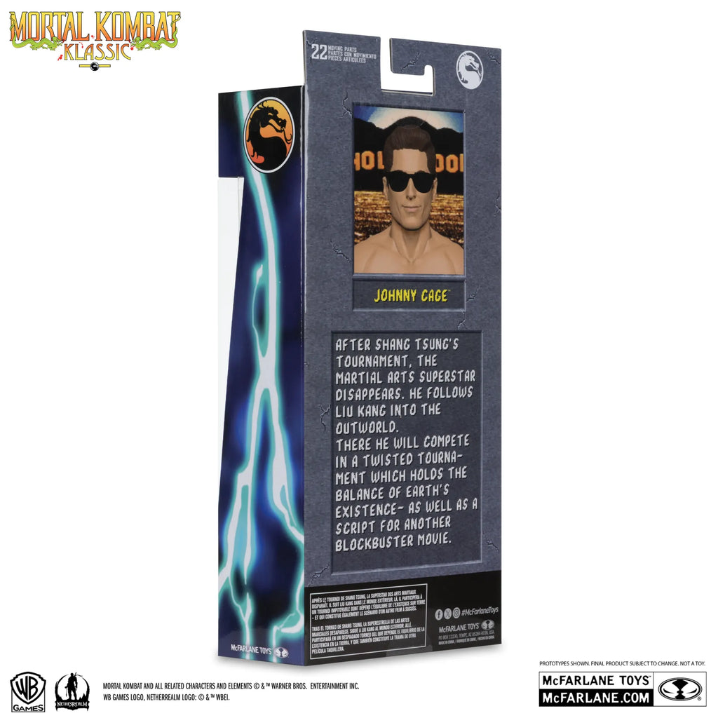 Mortal Kombat Klassics 7-tums Wave 4 Johnny Cage Actionfigur