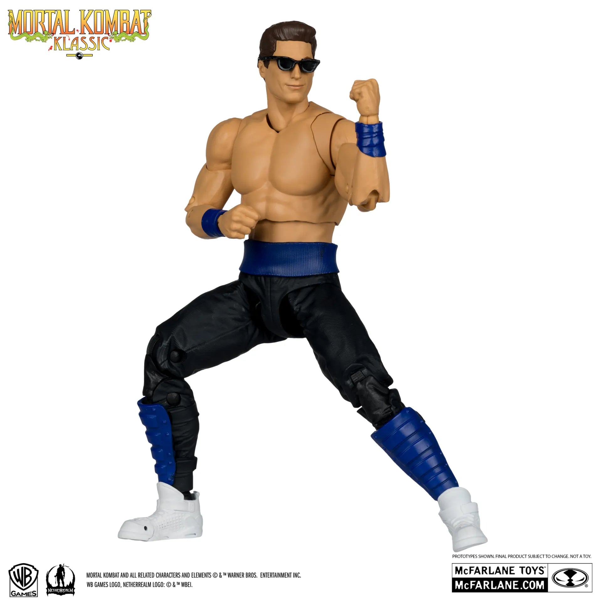 Mortal Kombat Klassics 7-tums Wave 4 Johnny Cage Actionfigur