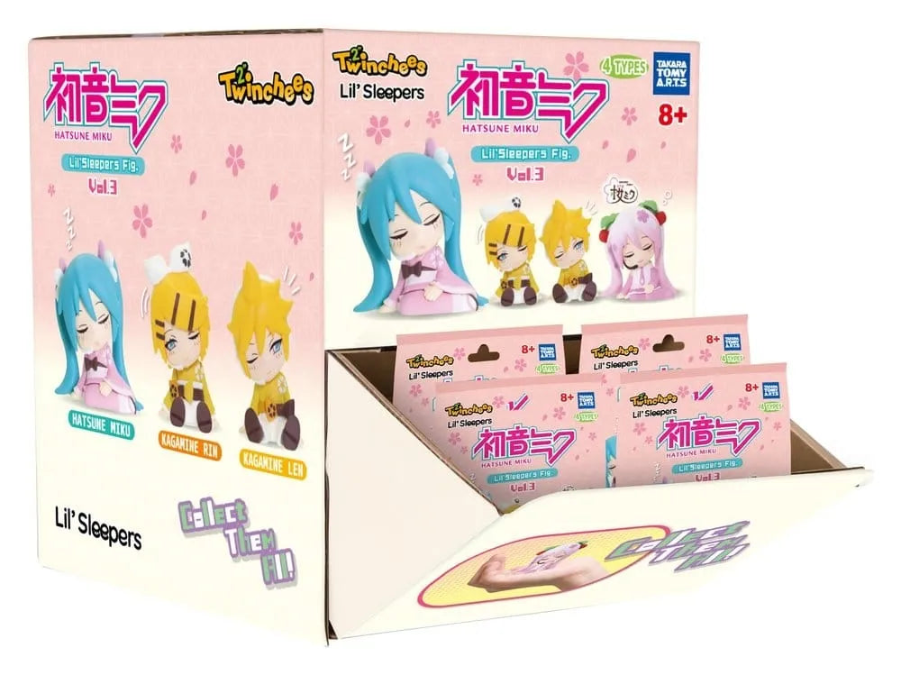 Hatsune Miku Twinchees Lil' Sleepers Vol 3 Collectible Figures Display (24)