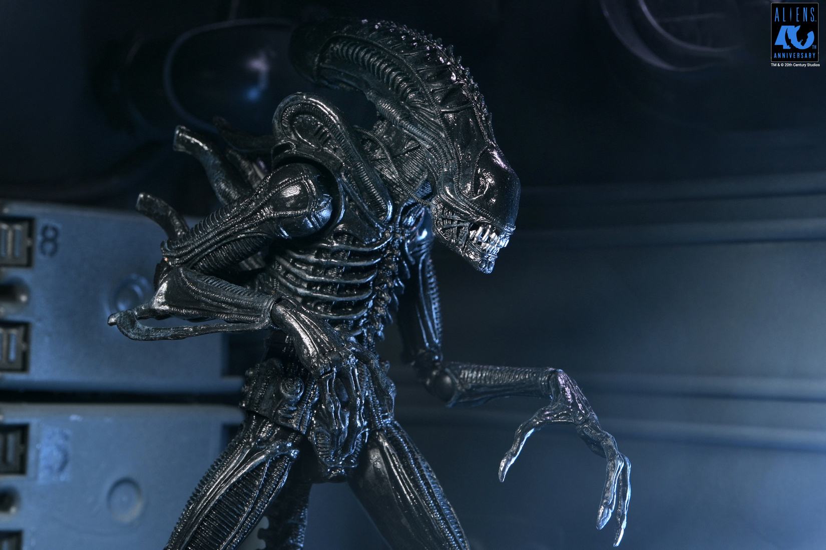 Aliens 40th Anniversary Warrior Xenomorph Black Ultimate Action Figure