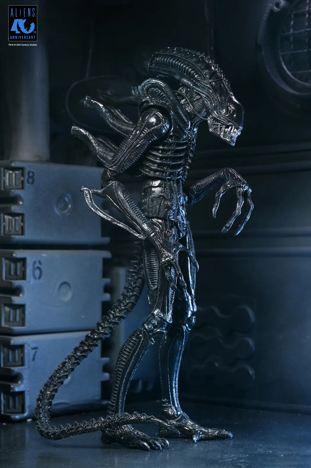 Aliens 40th Anniversary Warrior Xenomorph Black Ultimate Action Figure
