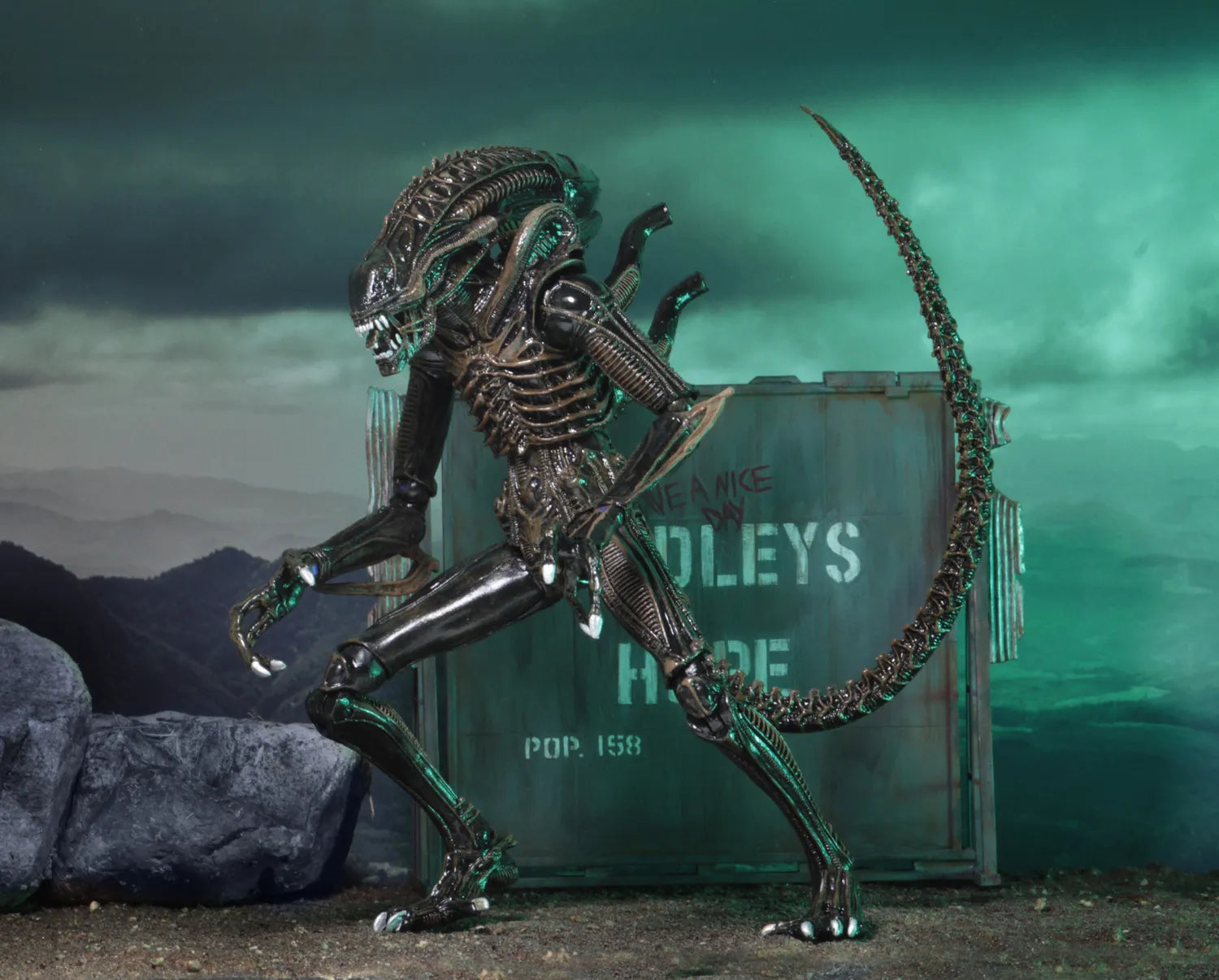 Aliens Alien Warrior Brown 1986 Ultimate Action Figure