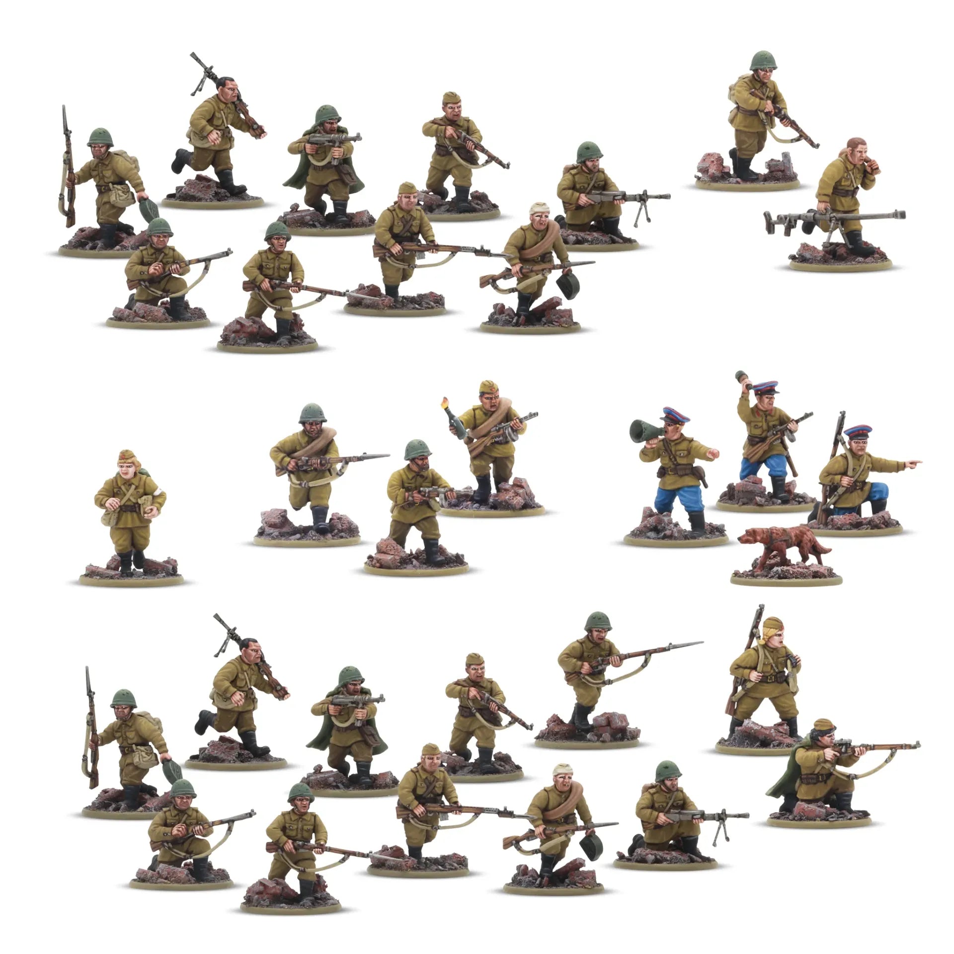 Bolt Action Sovjetiska Arméns Infanteripluton