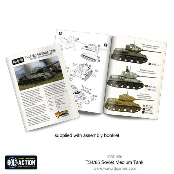 Bolt Action T34/85 Medeltank