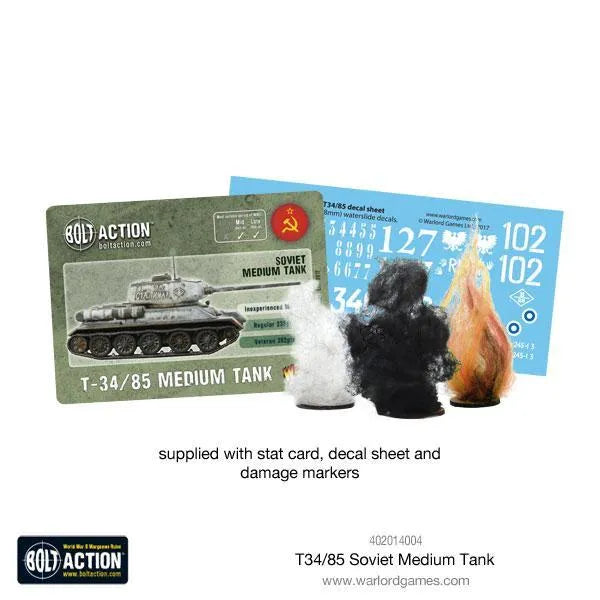 Bolt Action T34/85 Medeltank