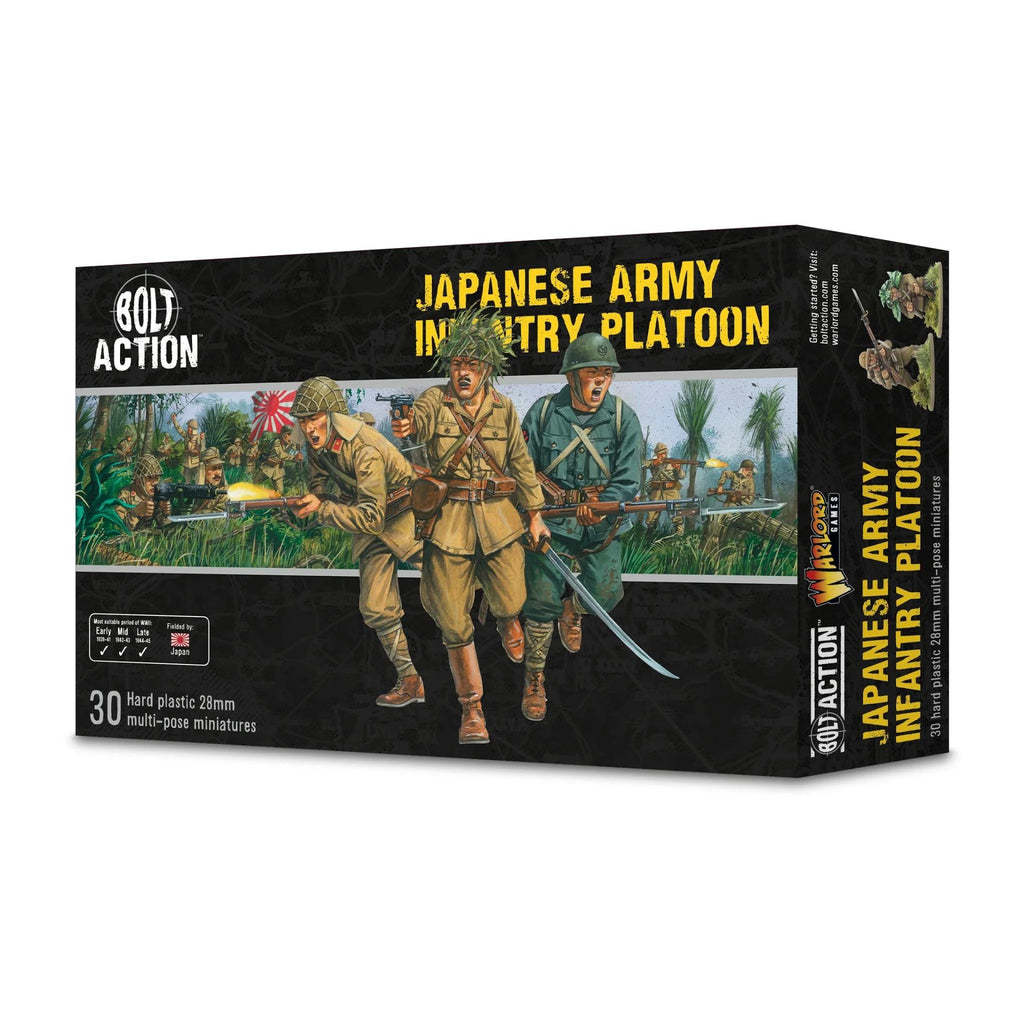 Armored Japanese Army Infantry Platoon for Bolt Action