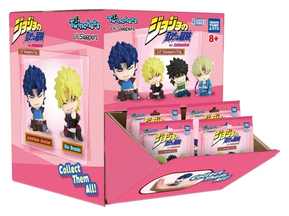 Jojo's Bizarre Adv.twinchees Lil' Sleepers Miniature Doll Display (24)