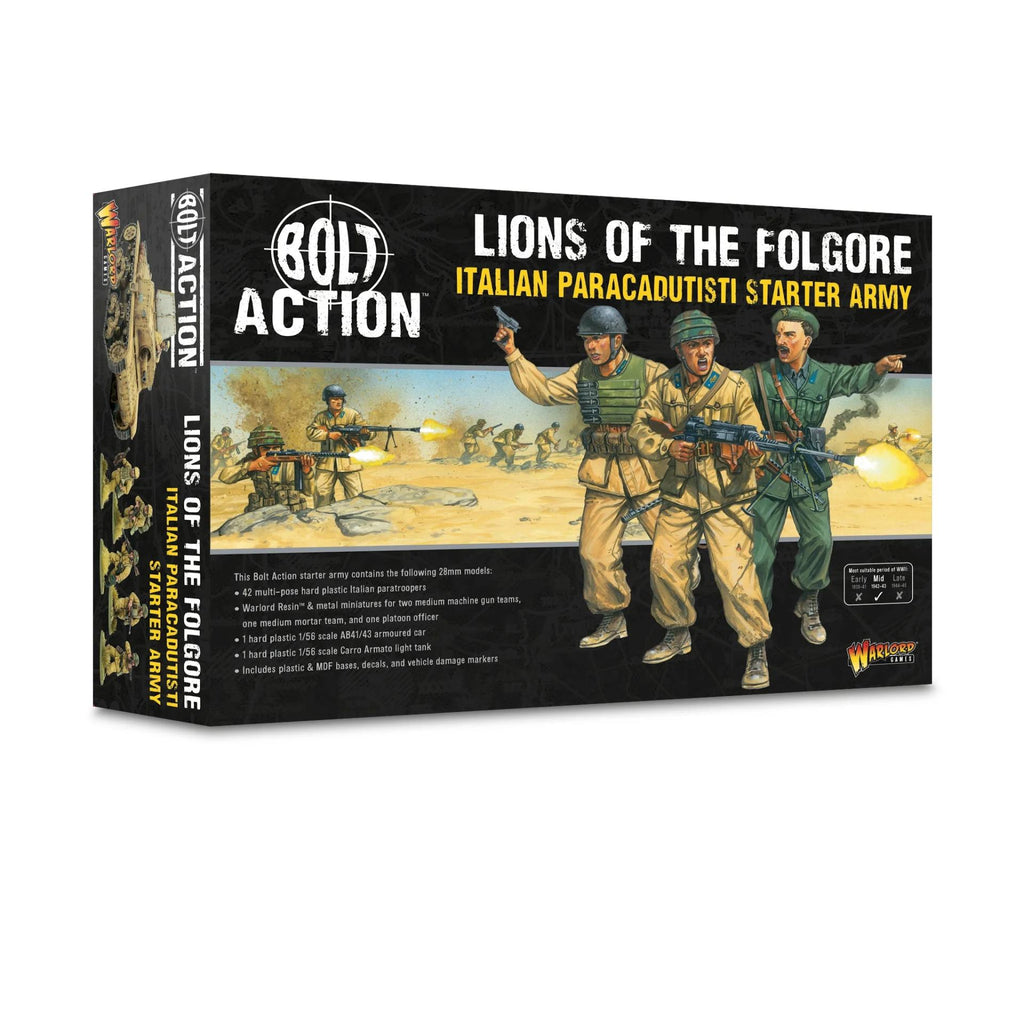 Bolt Action Lejon av Folgore Startarmé