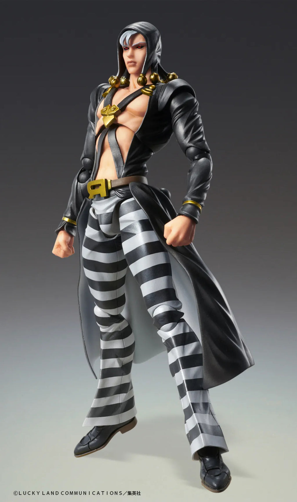 Jojo's Bizarre Adventure 5 Risotto Nero Cozokado Af Rerun - Articulated Collector Figure in PVC, ABS and Nylon with Stand and Optional Parts
