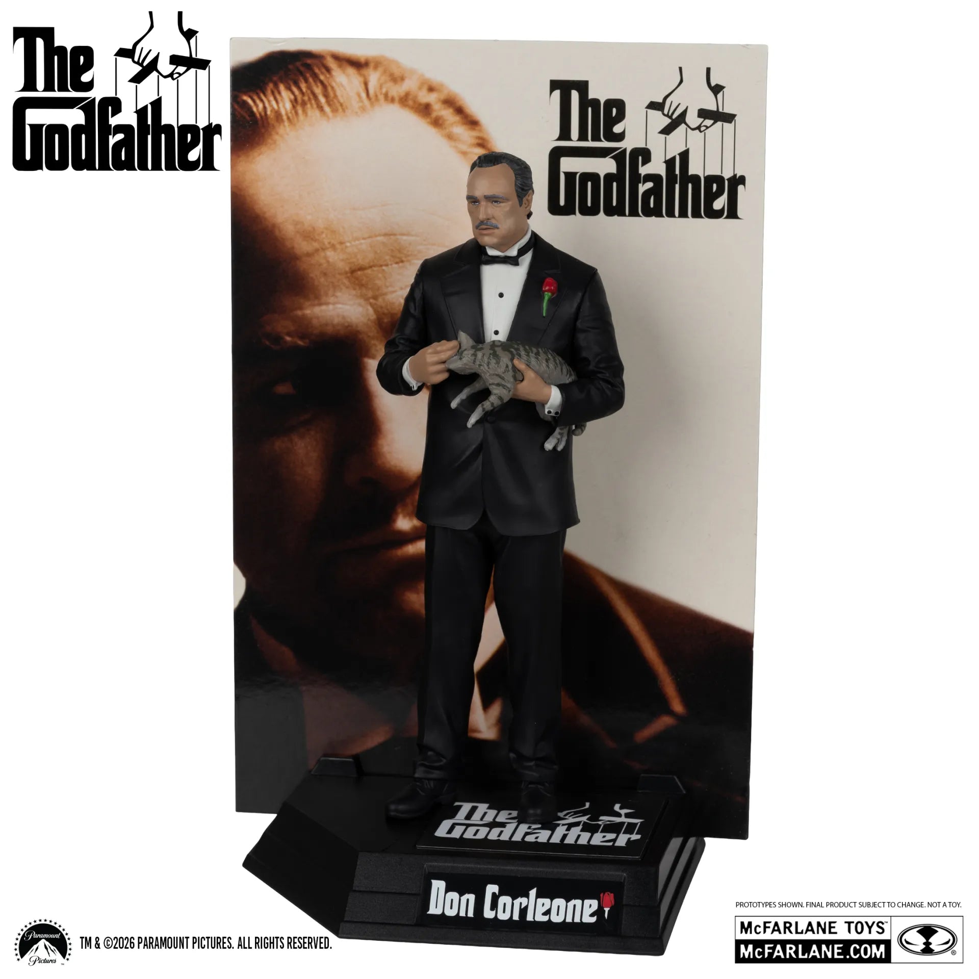 Movie Maniacs Don Corleone Gudfadern 15 cm Poserad Figur