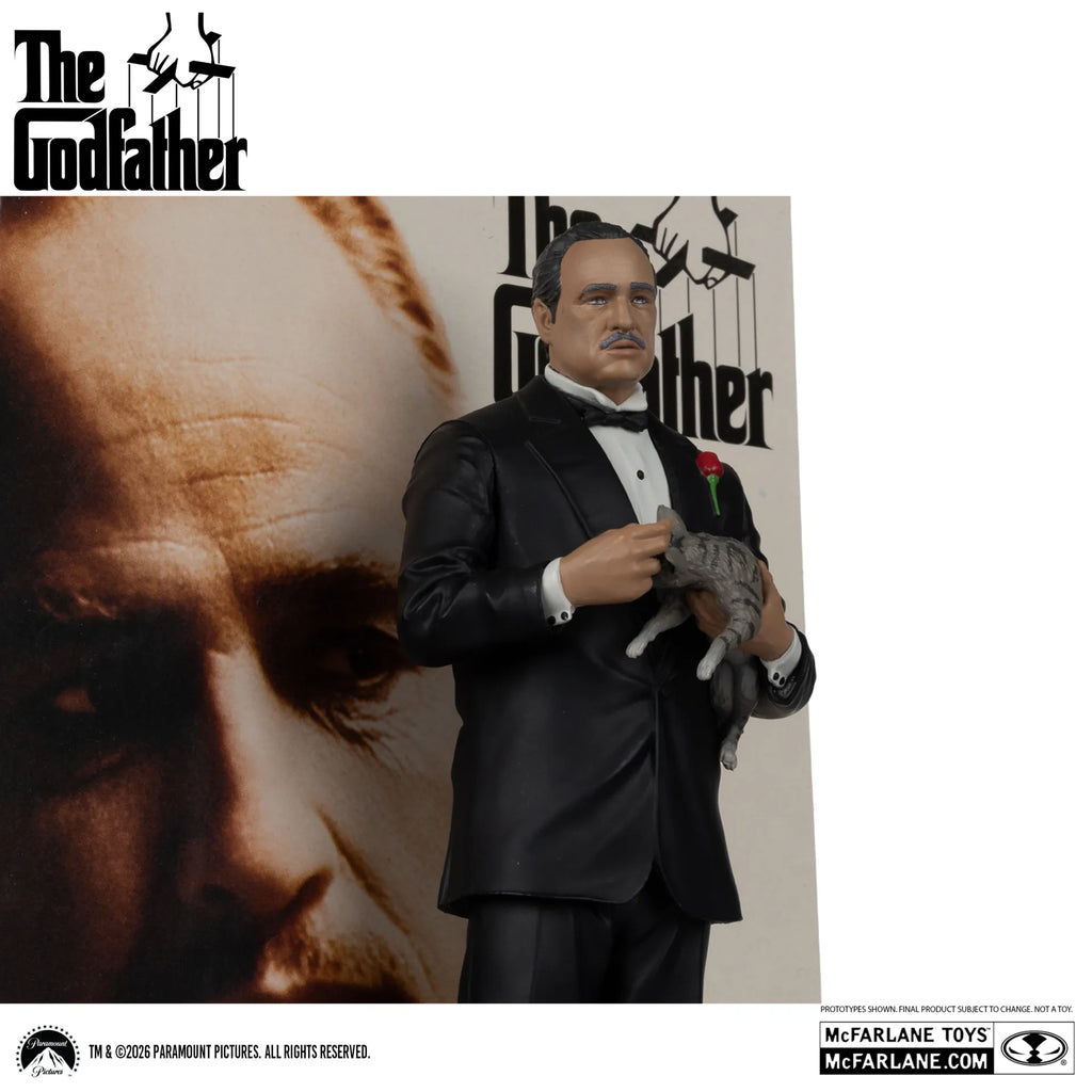 Movie Maniacs Don Corleone Gudfadern 15 cm Poserad Figur