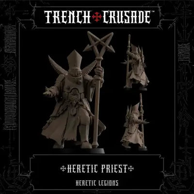 Trench Crusade Kättarpräst Spets- och Stavvapen med Kniv