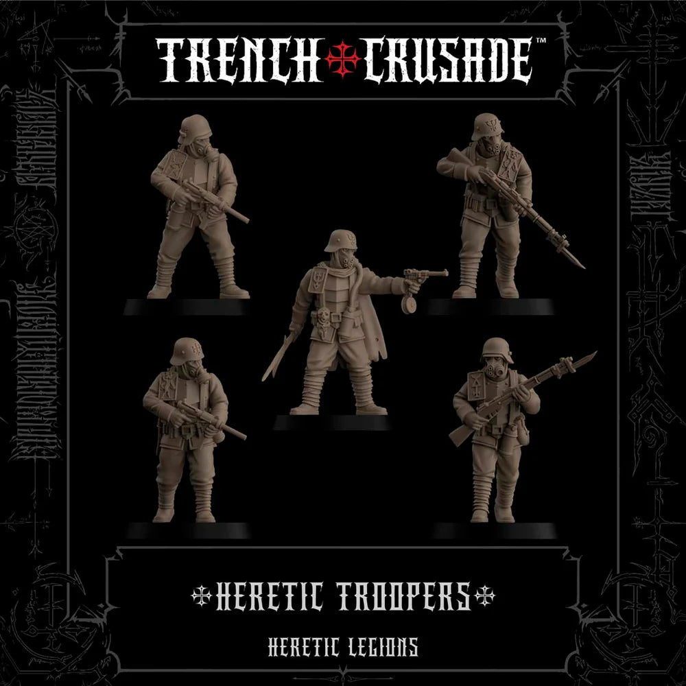 Trench Crusade Heretic Troopers Flera Delar