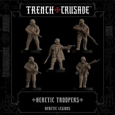 Trench Crusade Heretic Troopers Flera Delar