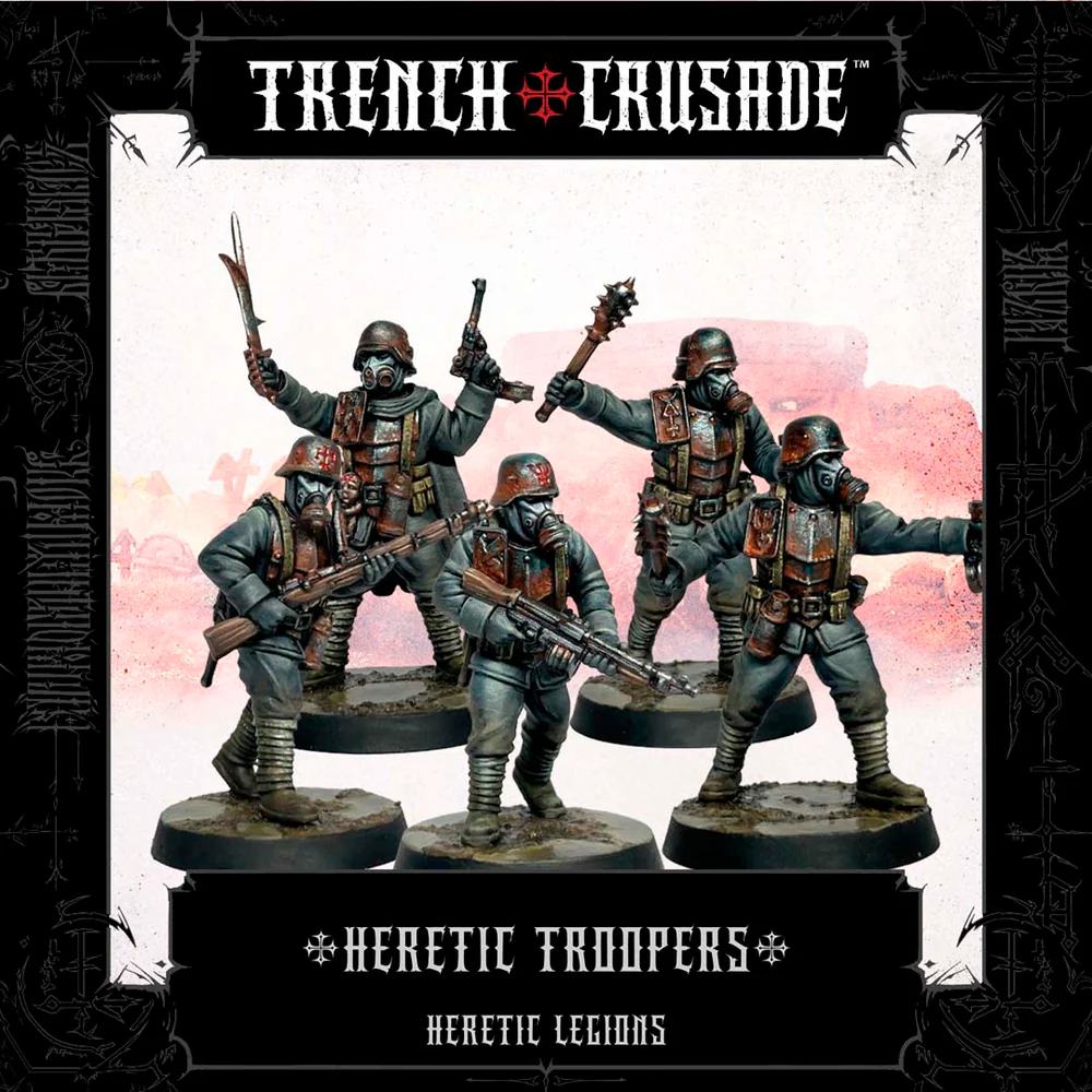 Trench Crusade Heretic Troopers Flera Delar