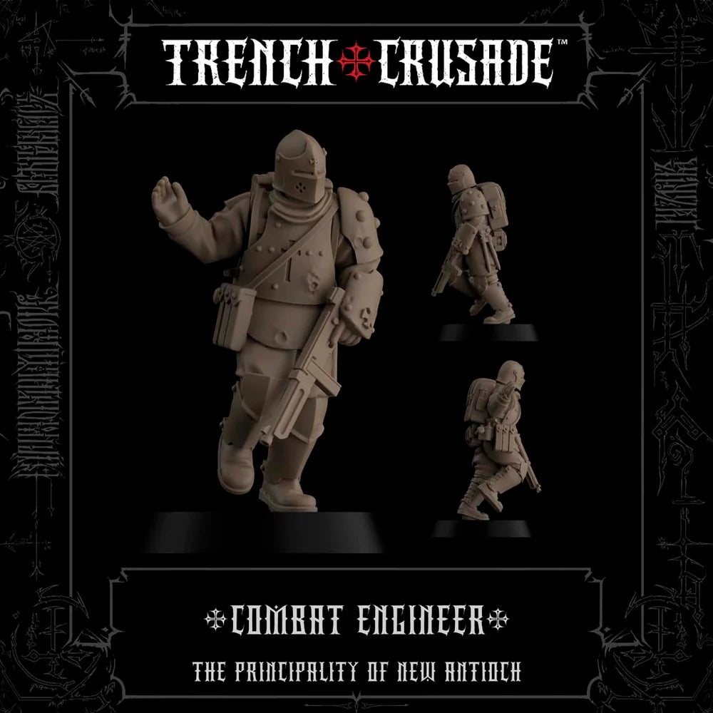 Trench Crusade Stridsteknikers Satchel Charge, Kulsprutepistol
