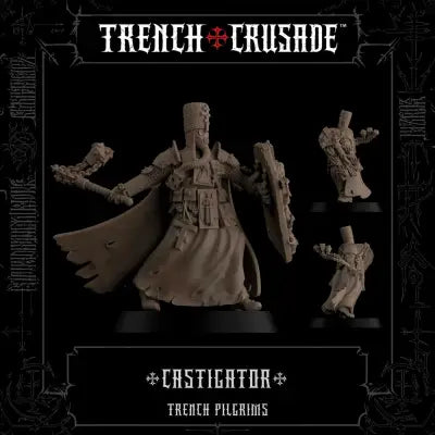Trench Crusade Castigator-sköld och piska