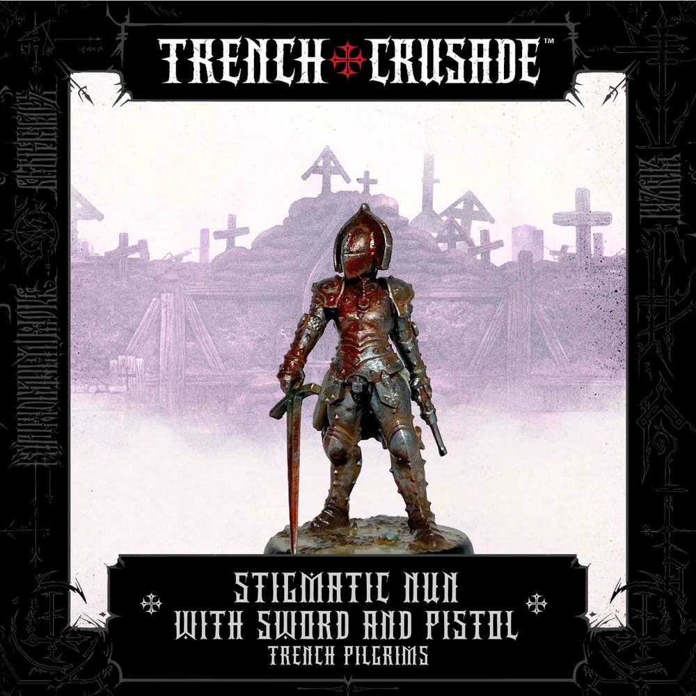Trench Crusade Stigmatisk Nun Svärd och Pistol