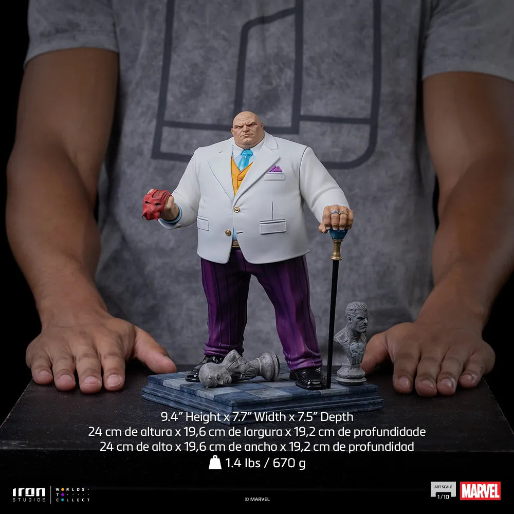 Marvel Comics Kingpin 1/10 Figur – Detaljerad 1/10-skala samlarfigur från Iron Studios