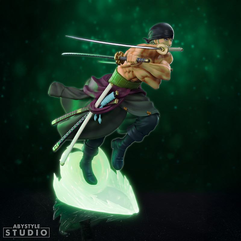 One Piece Zoro Lysande Figur i Mörker 1/10 Super Figure Collection