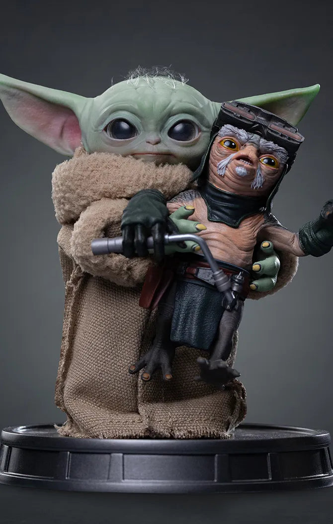 Mandalorian & Grogu Film Grogu Ingen Klämbar 1/4 Legacy Figur