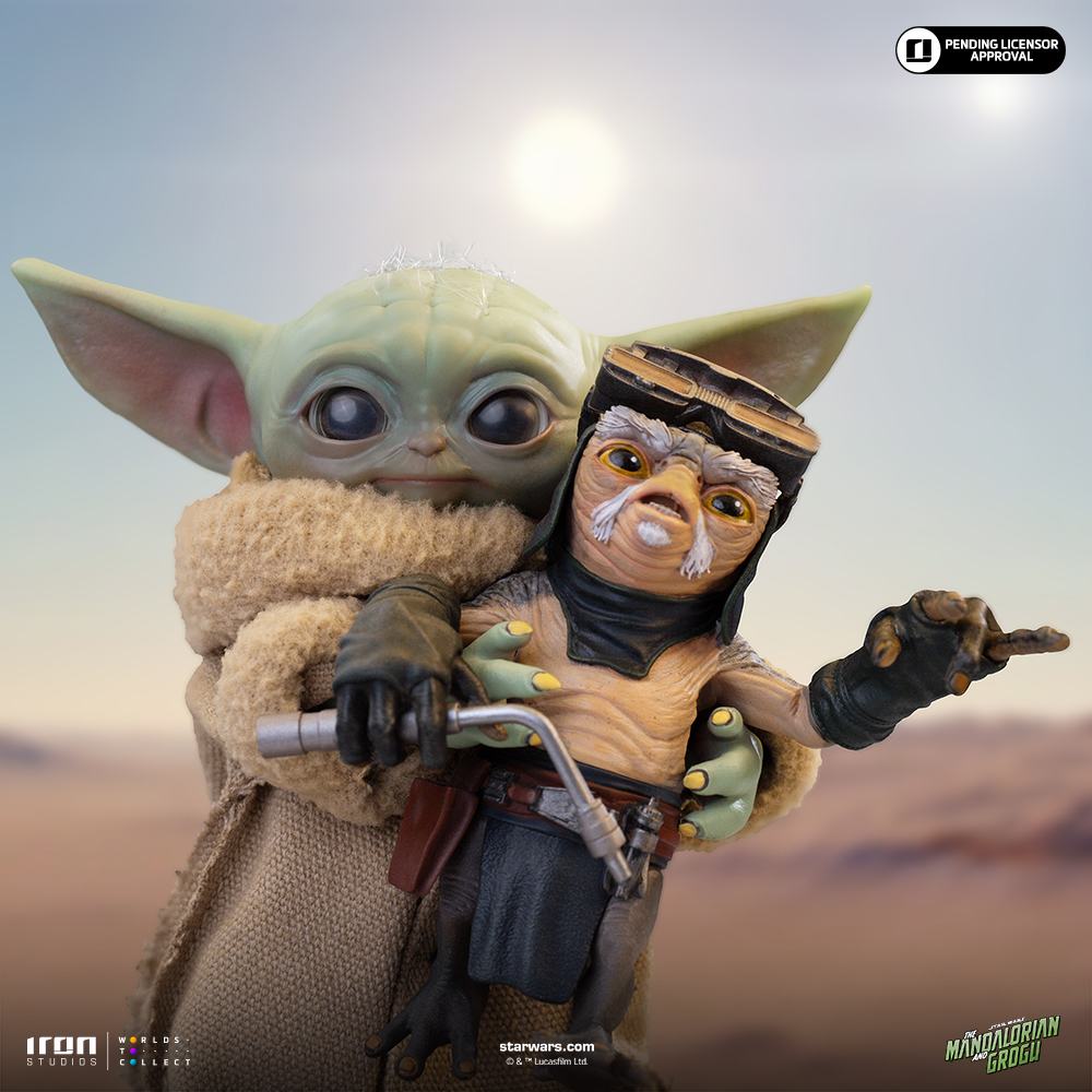 Mandalorian & Grogu Film Grogu Ingen Klämbar 1/4 Legacy Figur