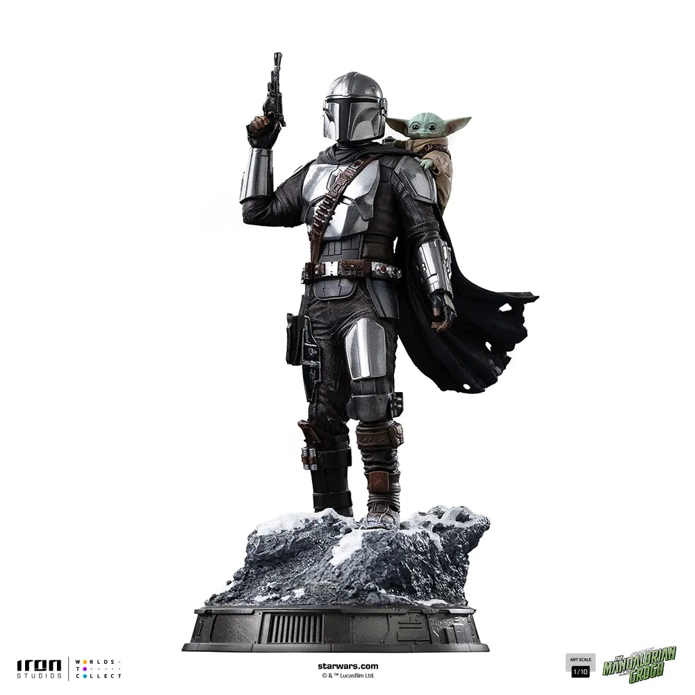 Mandalorian och Grogu Filmfigur The Mandalorian 1/10 Skala