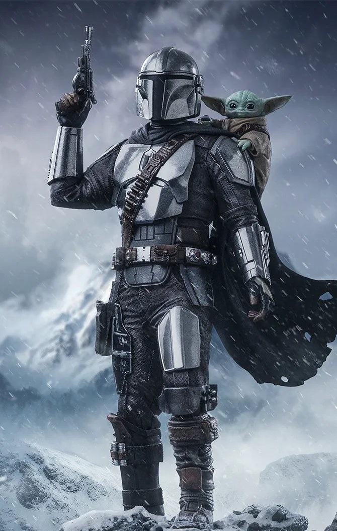 Mandalorian and Grogu Movie Statue The Mandalorian Legacy Replica 1/4 Scale