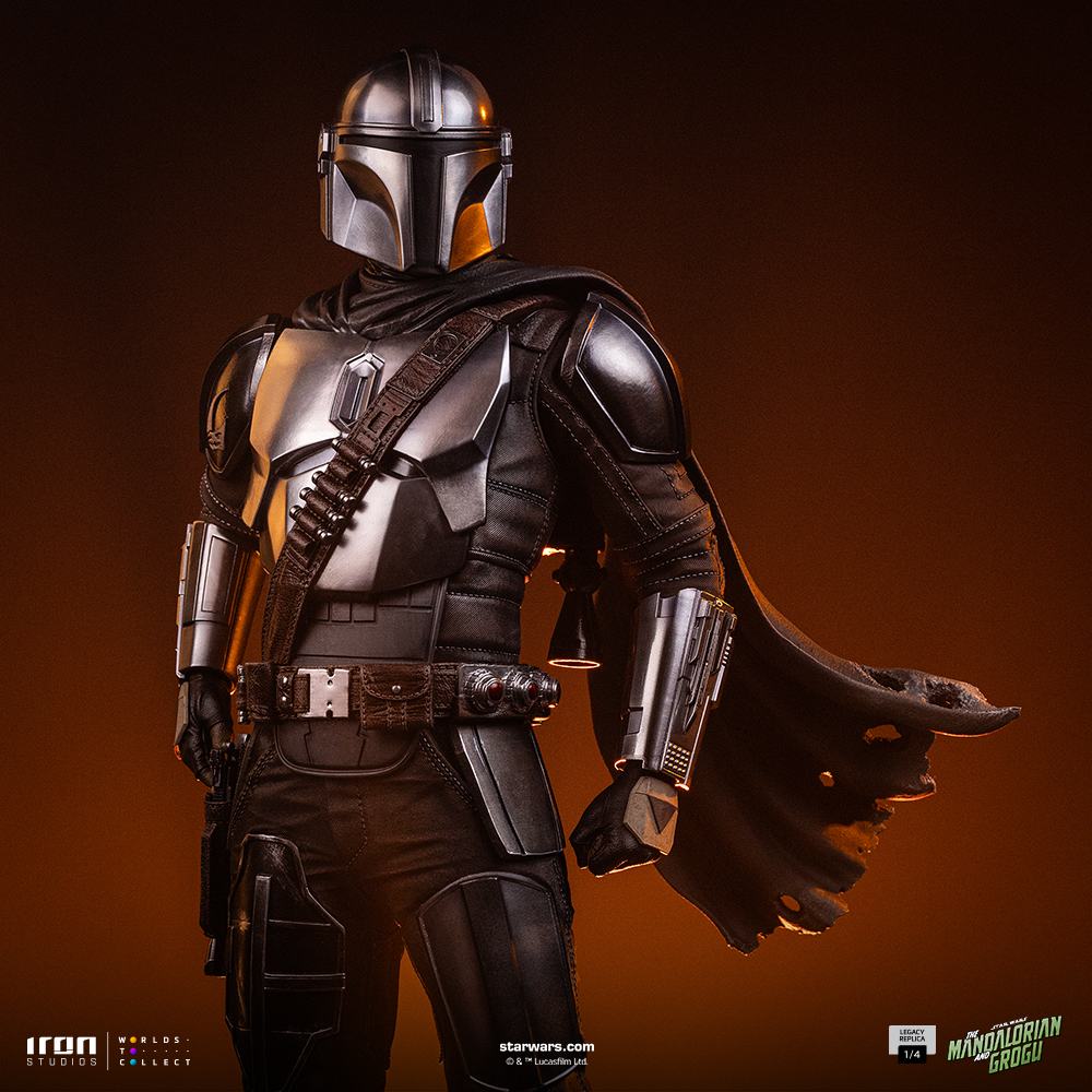 Mandalorian och Grogu Filmfigurin The Mandalorian Legacy Replica i Skala 1/4