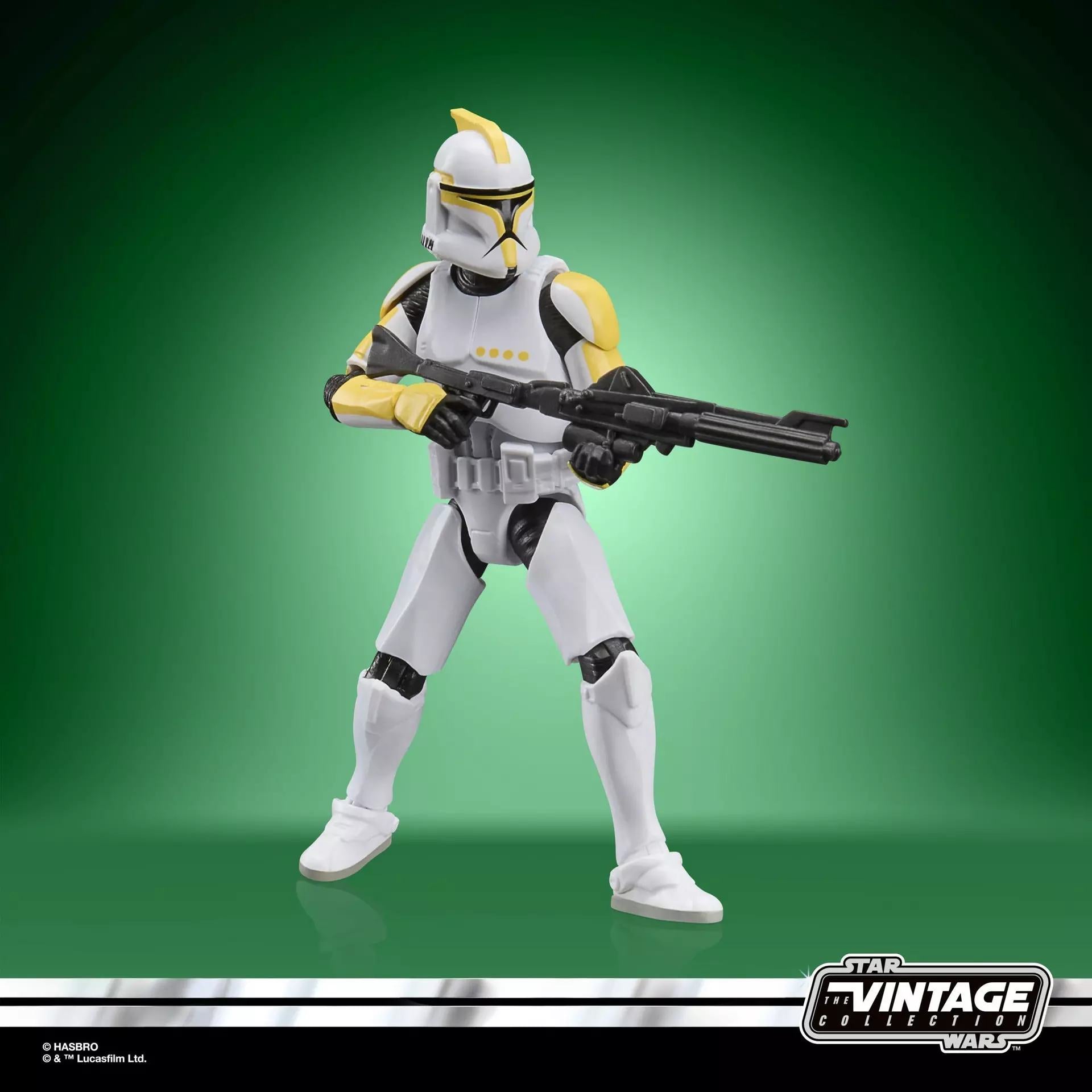 Star Wars Vintage Attack Of The Clones Klontruppschef Actionfigur