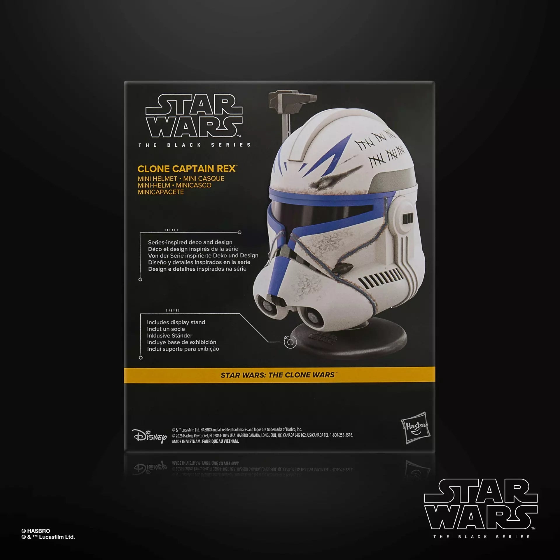 Star Wars Black Series Minihjälm Klonkapten Rex