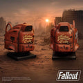 Fallout Nukatron Hjälm Figurine - Detaljerad Miniatyr av Ikonisk Robot Hjälm