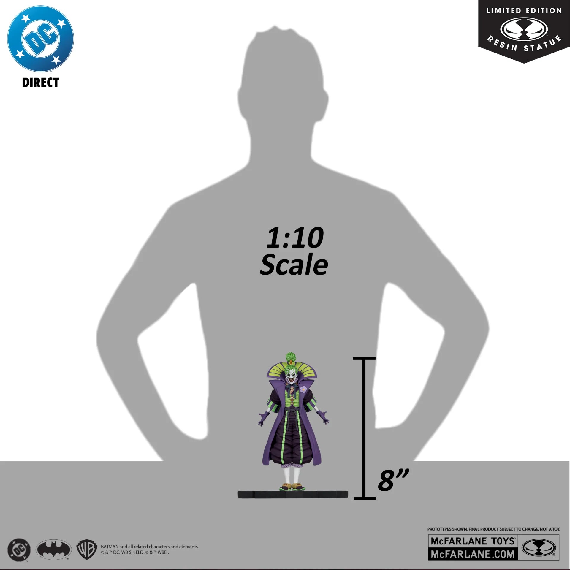 Dc Direct Joker Purple Craze Lord Joker (Batman Ninja) Resinfigur