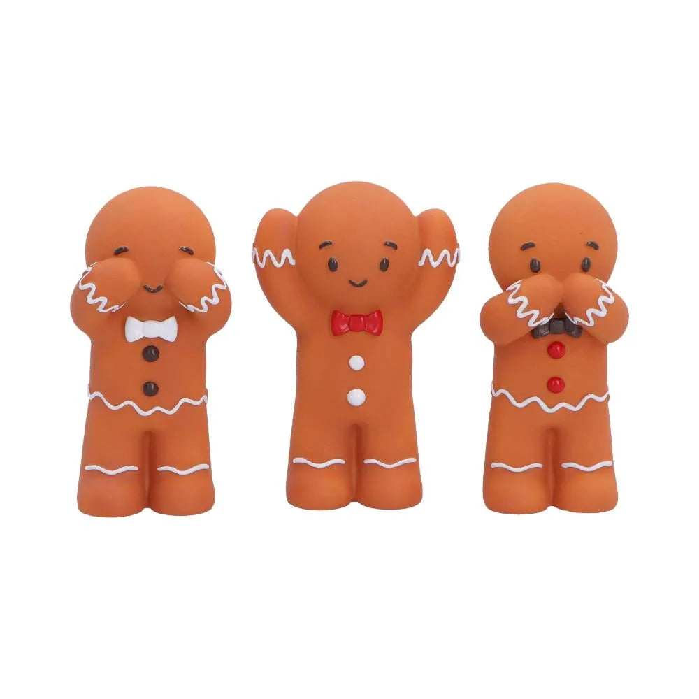Three Wise Gingerbread Figures