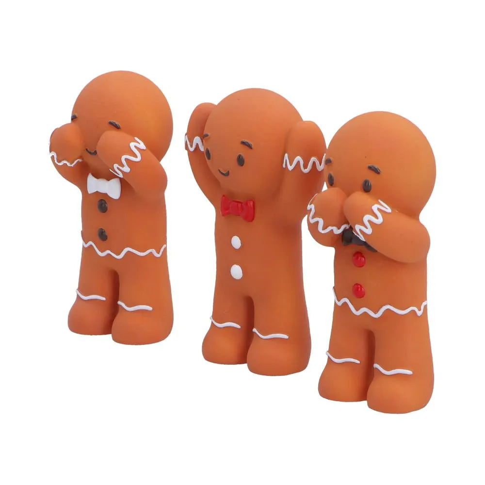 Three Wise Gingerbread Figures