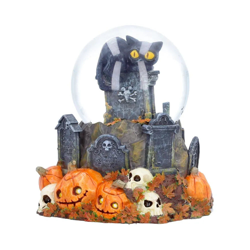 Pumpaområde Halloween Katt Snöglob