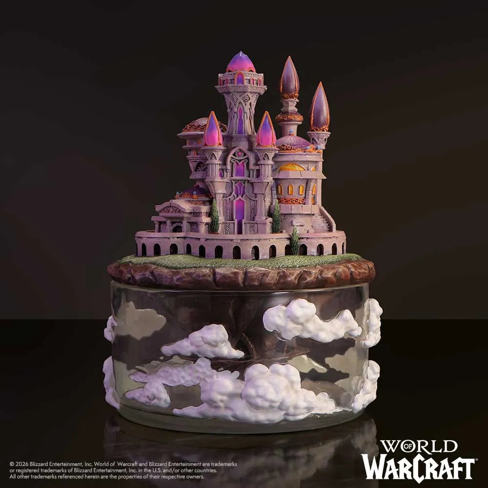 World of Warcraft Stad Dalaran Box – Licensierad Samlarbox med Flytande Stadstema