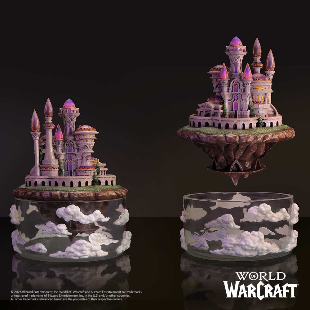 World of Warcraft Stad Dalaran Box – Licensierad Samlarbox med Flytande Stadstema