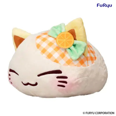 Nemuneko Katt Orange Frukt Stort Gosedjur