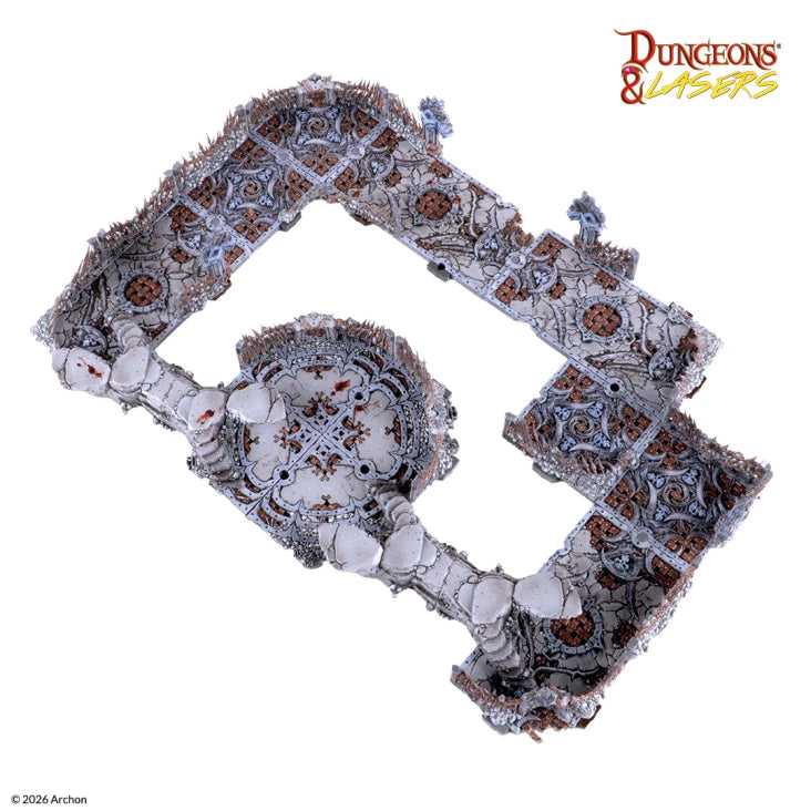 Dungeons & Lasers Combat Arena Prismacast Förmålad Figur