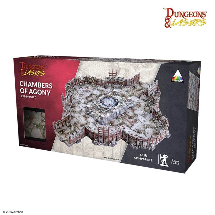 Dungeons & Lasers Chambers Of Agony Prismacast Målad Figur