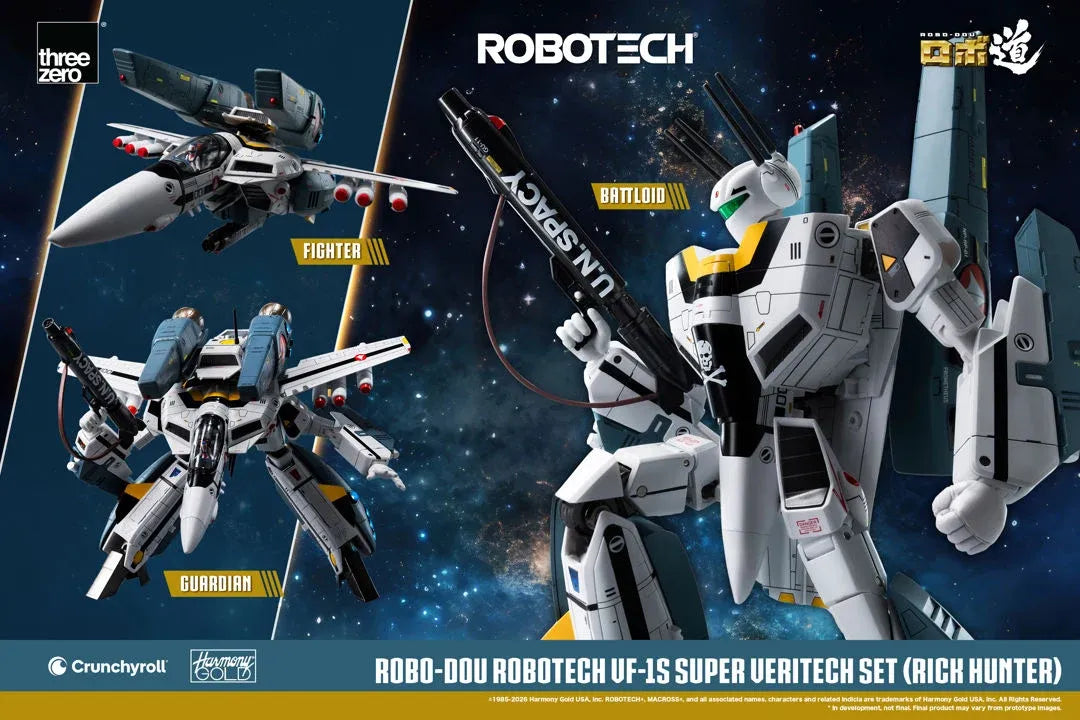 Robo-dou Robotech VF-1S Rick Hunter Super Veritech Set Figure