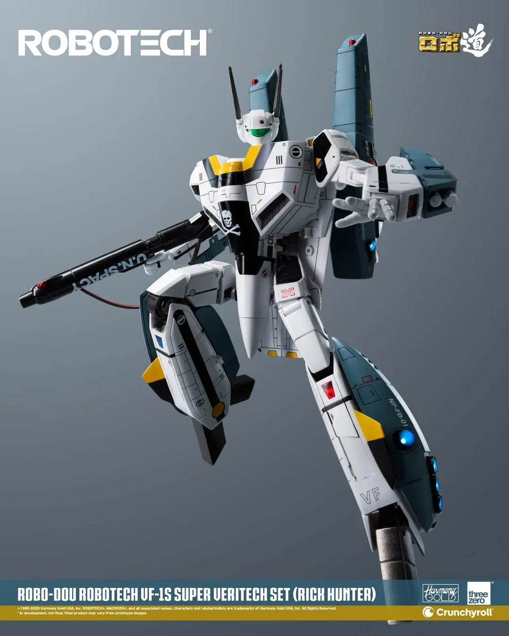 Robo-dou Robotech VF-1S Rick Hunter Super Veritech Set Figure