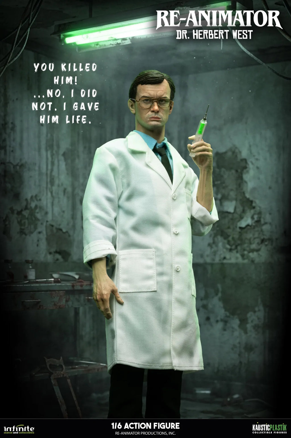 Re-Animator Dr. Herbert West 1/6 Scale Action Figure Standard Edition