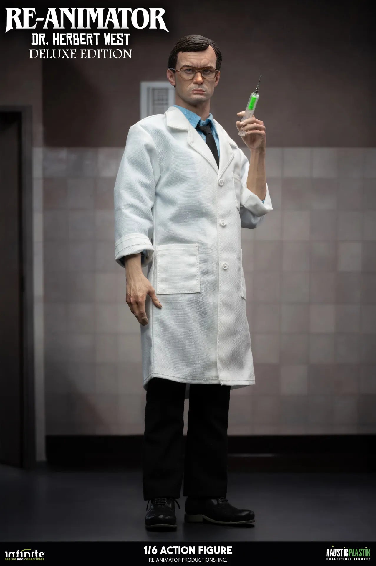 Re-Animator Doctor Herbert West 1/6 Scale Action Figure Deluxe Edition