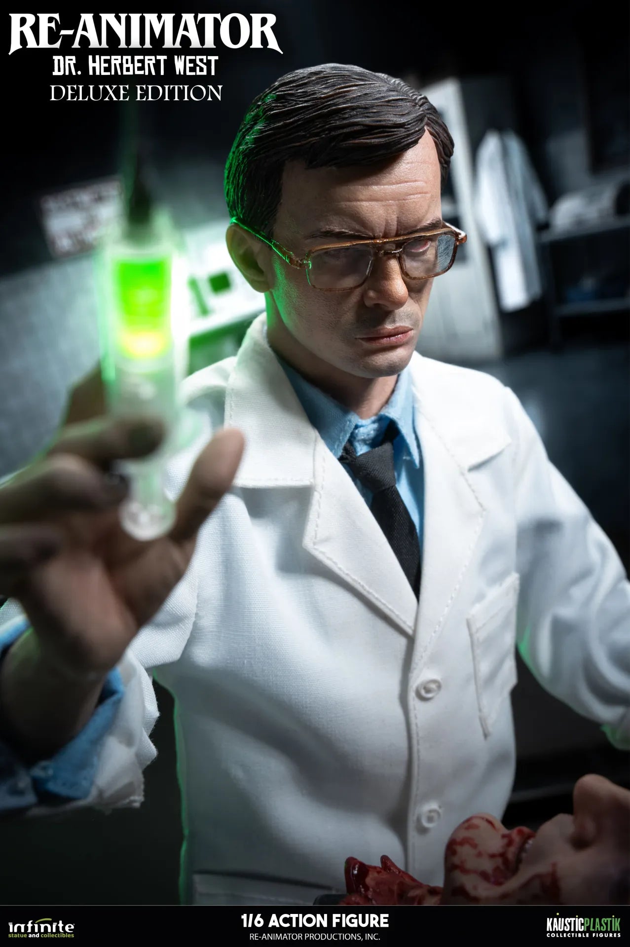 Re-Animator Doctor Herbert West 1/6 Scale Action Figure Deluxe Edition