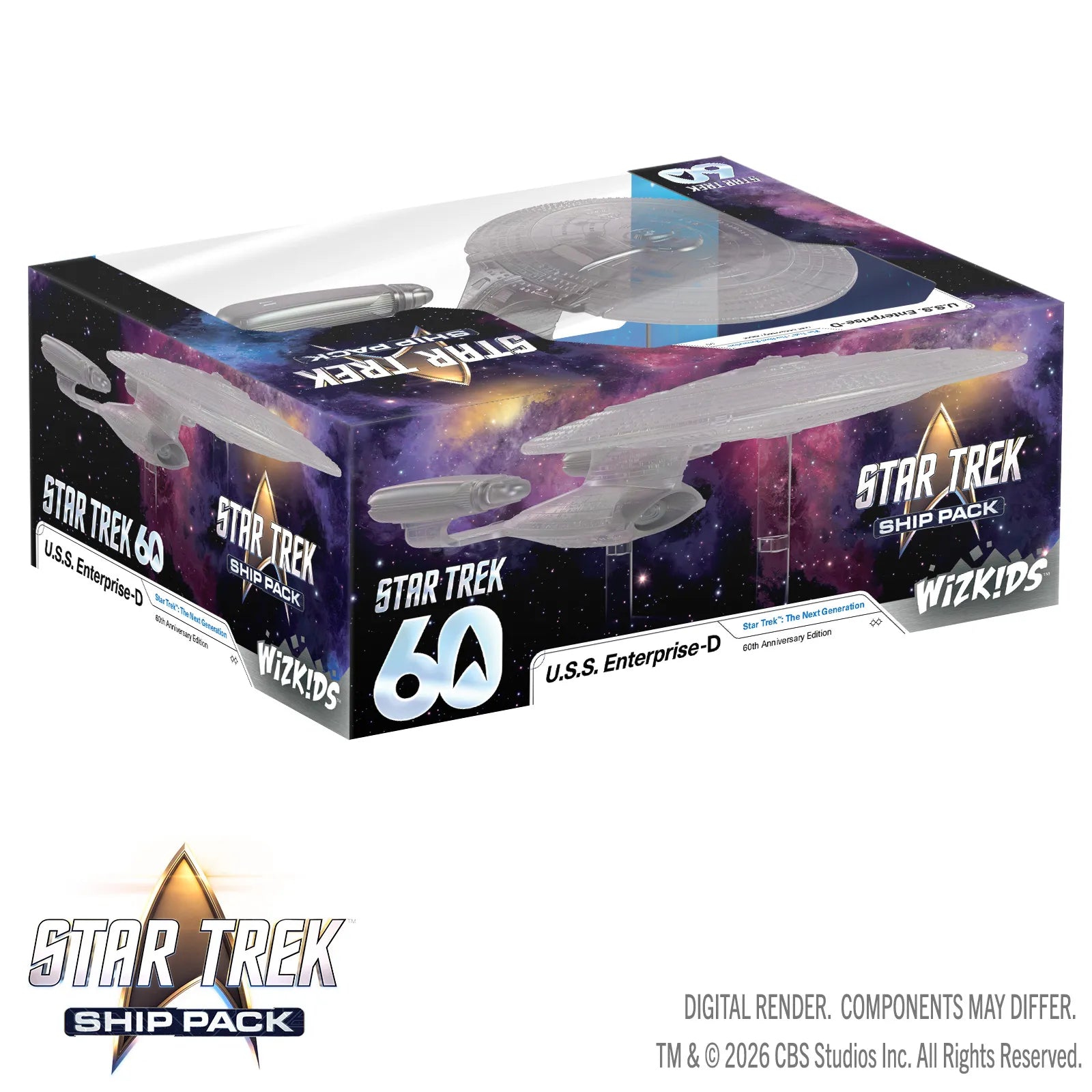 Star Trek Skeppspaket U.S.S. Enterprise 60-årsjubileumsutgåva